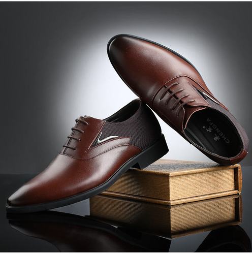 洛纪兹大码商务皮鞋秋季新款真皮男鞋男士正装鞋子是单鞋中的产品之一